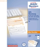 Avery Zweckform EU-Standard&uuml;berweisung f&uuml;r MS Office A4 200 Blatt