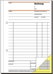 Sigel Formularbuch Rechnung A5 hoch selbstdurchschreibend VE=2x40 Blat