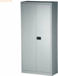 Bisley Fl&uuml;gelt&uuml;renschrank Universal Stahl 5 OH 3 FB/1 Hutablage silber