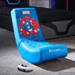 X ROCKER XROCKER Gaming Bodensessel blau Marvel/Captain America/klappb