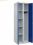 CP Garderobenschrank Classic PLUS 2 Abteile 1850x600x500mm lichtgrau/e