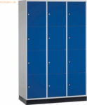 CP Schlie&szlig;fachschrank 8470303S10055 12 F&auml;cher 1950x1220x600mm lichtgra