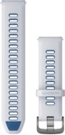 Garmin Garmin Schnellwechsel-Silikon-Armband 22 mm Weiss/Dunkelblau