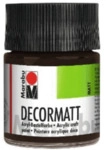 Marabu Decormatt Acryl - Dunkelbraun 045 50 ml.