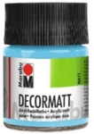 Marabu Decormatt Acryl - Hellblau 090 50 ml.