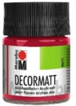 Marabu Decormatt Acryl - Karminrot 032 50 ml.