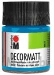 Marabu Decormatt Acryl - Azurblau 095 50 ml.