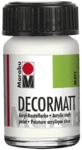 Marabu Decormatt Acryl - wei&szlig; 070 15 ml.