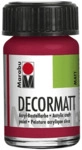 Marabu Decormatt Acryl - Karminrot 032 15 ml.