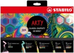 Stabilo ARTY Mixed Pastel Set 50er - Kartonetui 50 St&uuml;ck/gemischt ARTY