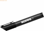 Kores Permanentmarker XP1 3mm Rundspitze schwarz