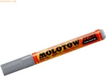 Molotow Permanentmarker One4All 227 HS nachf&uuml;llbar 4mm cool grey paste
