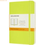 Moleskine Notizbuch Pocket A6 liniert Softcover limettengr&uuml;n