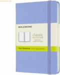 Moleskine Notizbuch Pocket A6 blanko Hardcover 96 Blatt hortensienblau