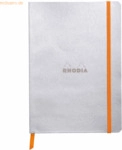 2 x Rhodia Notizbuch Flex A5 liniert 90g/qm 80 Blatt silber