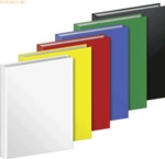 12 x Brunnen Ringbuch Uni A5 4 Ringe 20mm farbig sortiert