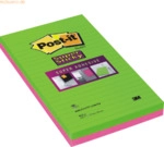 Post-it Haftnotizen Super Sticky 125x200mm Ultrafarben VE=2x45 Blatt