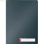 Leitz Sichth&uuml;lle Cosy mit 3 F&auml;chern A4 PP genarbt VE=3 St&uuml;ck grau