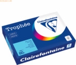5 x Clairefontaine Kopierpapier 1774PC A4 80g blau 500 Blatt