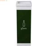 Paperflow M&uuml;lltrenner Glas CTSGL.13 60l wei&szlig;