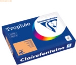 5 x Clairefontaine Kopierpapier 1878PC A4 80g clementine 500 Blatt