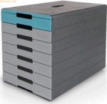 Durable Schubladenbox Idealbox Pro 7, 7 Schubladen geschlossen anthraz