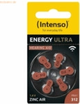 Intenso International Intenso H&ouml;rger&auml;te Batterien | Zink-Luft A312 6er