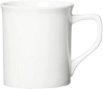 6 x Ritzenhoff & Breker Kaffeebecher Simple - 400ml Porzellan wei&szlig; 6 S