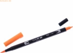 6 x Tombow Dual-Fasermaler ABT mit Rundspitze/Pinselspitze orange