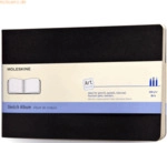 Moleskine Skizzenalbum Large A5 120g/qm 44 Blatt Kartoneinband schwarz