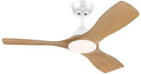 Signify Philips Olas Leuchte mit Ventilator 42 30W+24W WH&Wood