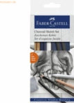Faber Castell Zeichenset Kohle Sketch sortiert im Etui