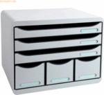 Exacompta Schubladenbox Store-Box Office 6 Schubladen A4 Querformat 27