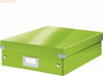 Leitz Organisationsbox Click & Store Wow Mittel Graukarton gr&uuml;n