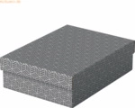 Esselte Aufbewahrungsbox Home Medium flach mit Deckel Wellpappe VE=3 S