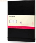 Moleskine Notizbuch Aquarellpapier A4 200g/qm 30 Blatt Hardcover schwa