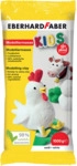 3 x Eberhard Faber Modelliermasse EFA Plast KIDS - 1 kg wei&szlig;.