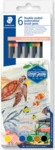 10 x Staedtler Doppelfasermaler 3001 Around the World Set AU 6 St&uuml;ck