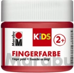 Marabu Fingerfarbe Kids - 100 ml rot.