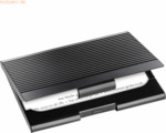 Sigel Visitenkarten-Etui matt black f&uuml;r 20 Karten bis Gr&ouml;&szlig;e 91x56mm