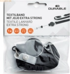 Durable Textilband mit Jojo Extra Strong f&uuml;r Kartenhalter 80cm schwarz