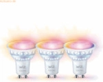 Signify WiZ White & Color GU10 Tunable 60W Glas Dreierpack