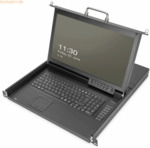 Assmann DIGITUS 17- HD LCD KVM-Konsole, 16-Port HDMI, DE Tastatur