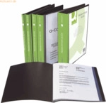 Connect Sichtbuch Panorama A4 100 H&uuml;llen schwarz