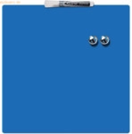 Nobo Tafelquadrat Stahl magnetisch 360x360mm blau