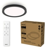 Signify Philips Valen AIO Deckenl. RD 24W 27-65K black IP20 2PK