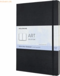 Moleskine Aquarell-Notizbuch A4 200g/qm 30 Blatt Hardcover schwarz
