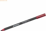 edding Porzellan-Pinselstift edding 4200 1-4mm karmesin