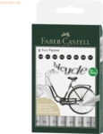 Faber Castell Tintenfeinschreiber Ecco Pigment 0,5/1/2/3/4/5/6/7 schwa