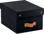 Leitz Archivbox Puro Klein mit Deckel schwarz 2 St&uuml;ck